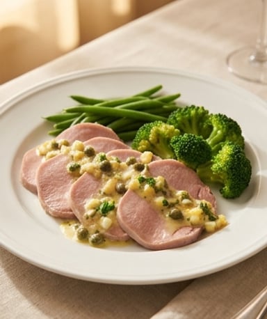 Langue de veau sauce gribiche