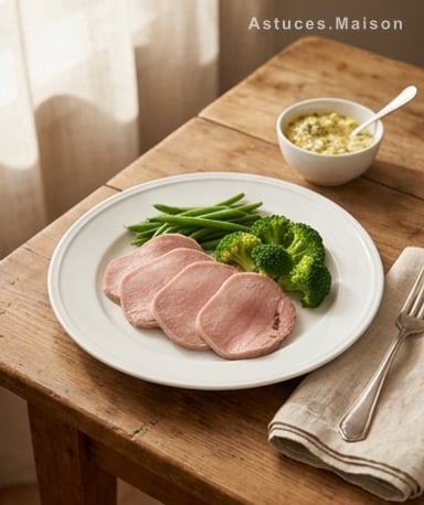 Langue de veau et sa sauce gribiche : tendresse fondante et fraîcheur acidulée