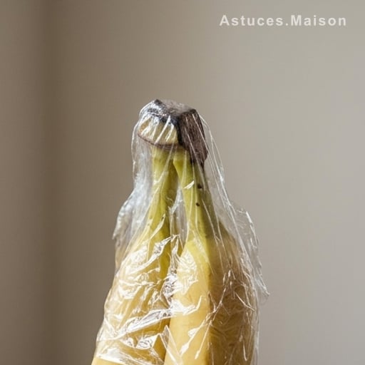 Le secret : envelopper la tige de film plastique