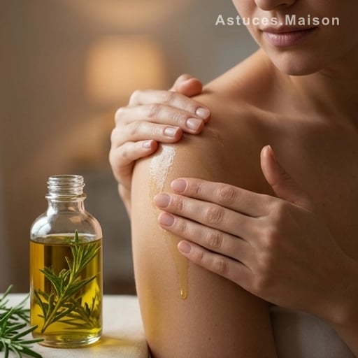 2. Huile de massage au romarin pour des muscles détendus