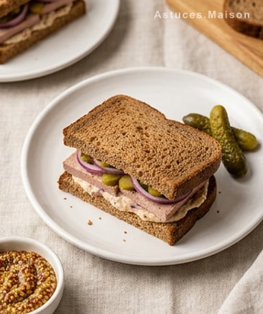 Le sandwich à la mousse de foie qui réveille les papilles (sans prise de tête)