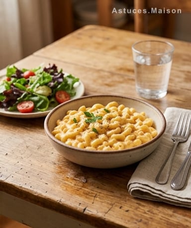 Mac and Cheese protéiné au cottage cheese : crémeux et rapide