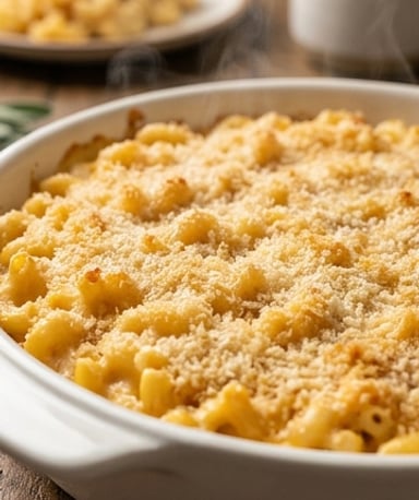 Macaroni au fromage gratiné : le croustillant qui fait fondre les cœurs