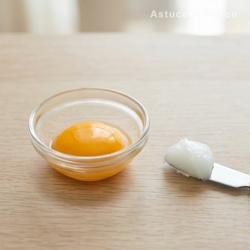 Masque nuit jaune d’œuf & vaseline : l’anti-rides à 2 €