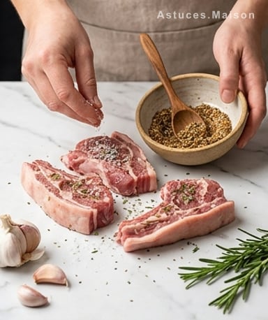Le secret ? Une viande déjà prête à griller