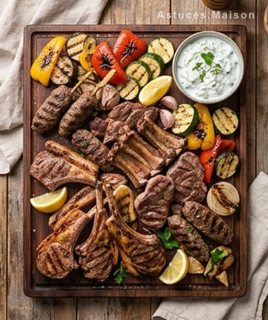 Mix grill d'agneau : le festin qui grésille en 5 minutes