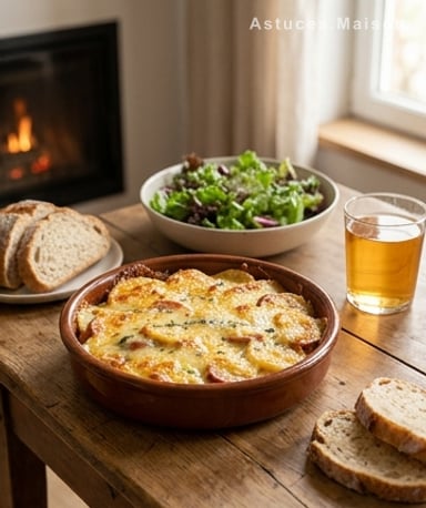 Morbiflette : le gratin montagnard qui fond le cœur (sans alcool, sans porc)