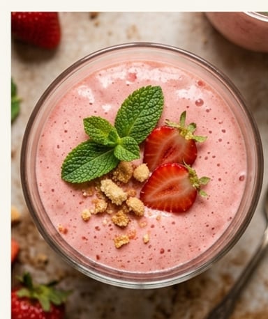 Mousse fraîche aux fraises et menthe : le dessert nuageux de l’été