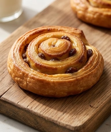 Pain aux raisins croustillant : la recette d’un MOF boulanger