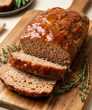 Pain de viande maison à la sauce sucrée-citronnée : le confort en une bouchée