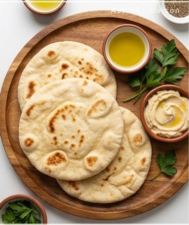 Pain plat maison à la poêle : moelleux et doré comme une vraie pita