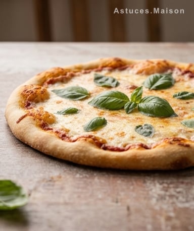 Pâte à pizza 2 ingrédients : rapide et sans levure