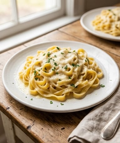 Pâtes au beurre, ail et parmesan : le plat réconfort ultime