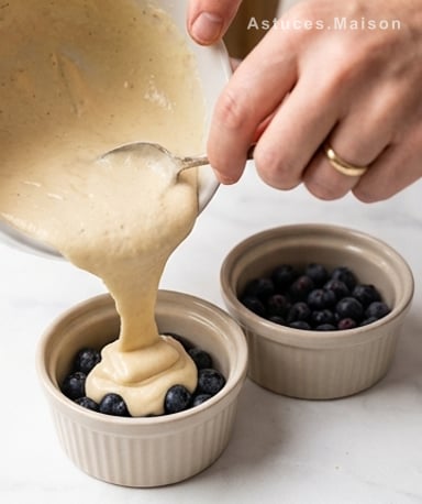 Des myrtilles qui deviennent un trésor fondant