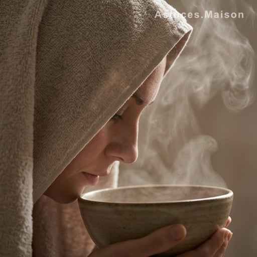 Inhalation de vapeur pour une respiration claire