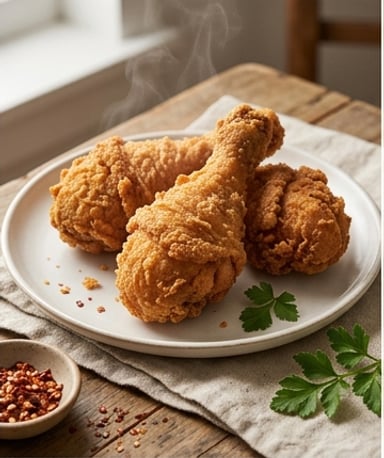 Pilons de poulet frits ultra croustillants