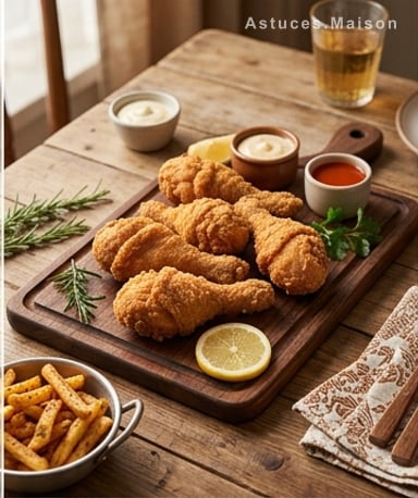 Pilons de poulet frits ultra croustillants