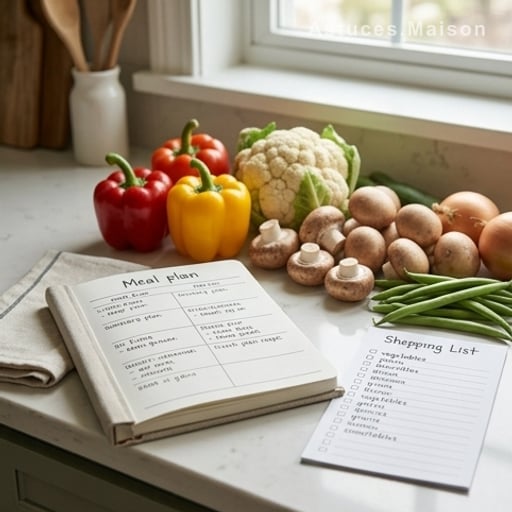 Pourquoi un menu hebdo change tout (et comment le faire sans y passer 3h)