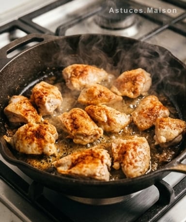 La touche finale : une sauce crémeuse et parfumée