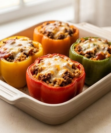 Poivrons farcis façon Mexique : un dîner qui sent l’aventure