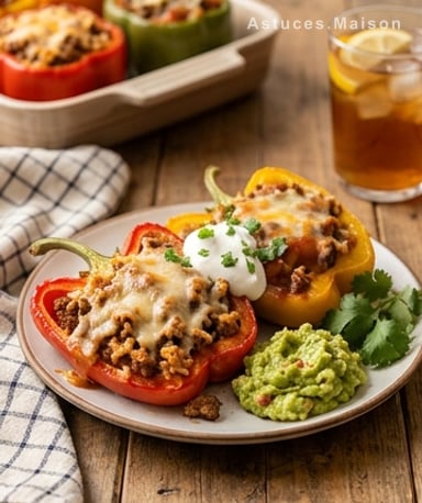 Poivrons farcis façon Mexique : un dîner qui sent l'aventure