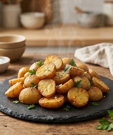 Pommes de terre à l’ail et beurre : le croustillant qui fait craquer
