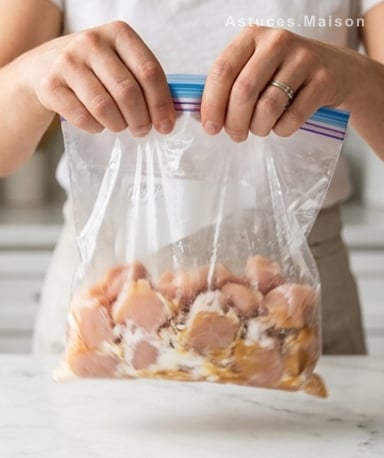 Enrober le poulet, c'est le secret du moelleux