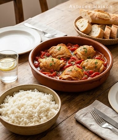 Poulet basquaise : le mijoté qui sent le soleil du Sud-Ouest