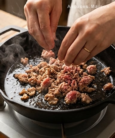 Faire dorer le poulet parfume tout le plat
