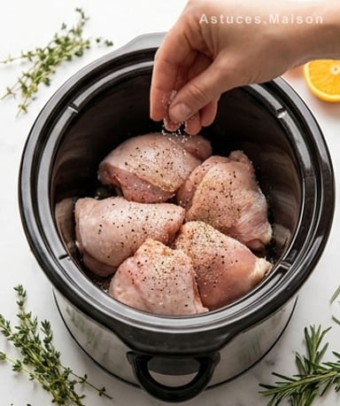 Préparer le poulet : moins c’est mieux