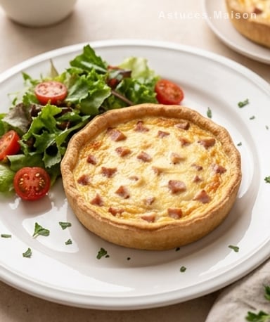 Quiche lorraine allégée : le moelleux sans la culpabilité