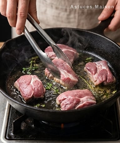 La viande d'abord, la patience ensuite