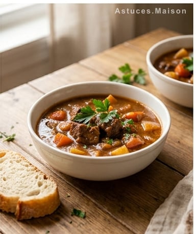 Ragoût de bœuf réconfortant : le mijoté qui réchauffe les cœurs