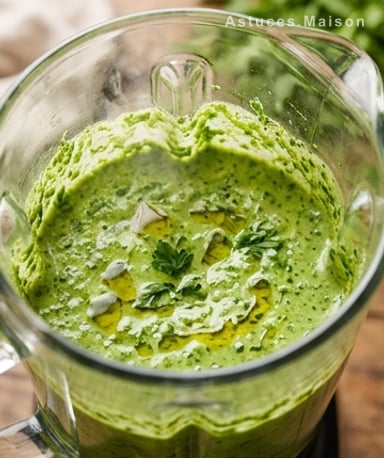 Le pesto de roquette, la touche finale