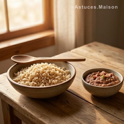 Les accompagnements malins : riz complet et légumineuses