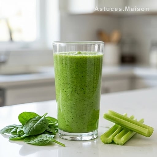 Jus vert maison : le boost du matin