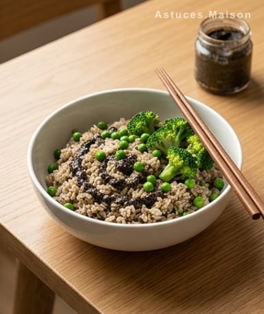 Riz à la truffe noire : le luxe discret qui transforme ton riz blanc