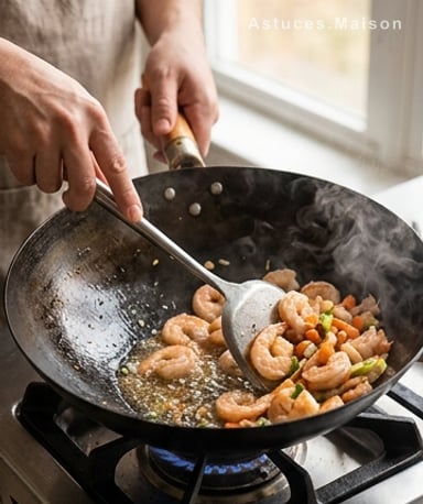 La cuisson des crevettes : le secret du doré