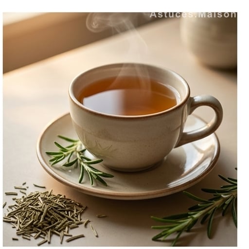 La tisane de romarin en interne
