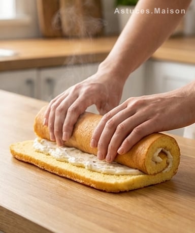 La pâte : une génoise qui se laisse dompter