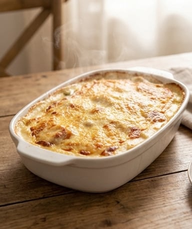 Roulés de dinde à la purée et béchamel : le gratin réconfort qui fait l’unanimité
