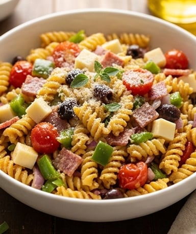 Salade de pâtes croustillantes : le côté qui vole la vedette