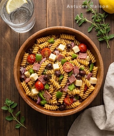 Salade de pâtes croustillantes : le côté qui vole la vedette