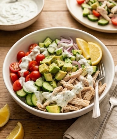 Salade poulet avocat : fraîche et rapide