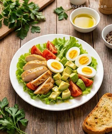 Salade poulet avocat : le combo qui sauve tes midis pressés
