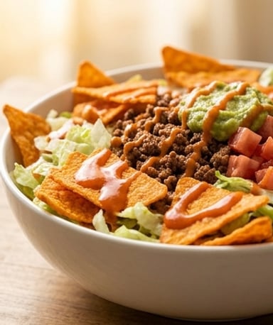 Salade tex-mex croustillante aux Doritos : le plat qui fait mentir les régimes