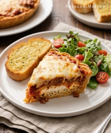 Spaghetti Pie : le gratin fondant qui se coupe en parts