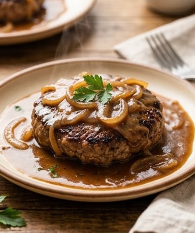 Steak haché façon Sud : moelleux, sauce onctueuse et réconfort garanti