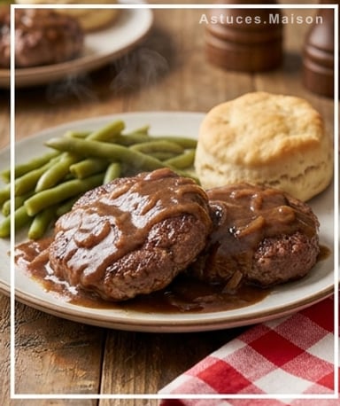 Steak haché façon Sud : moelleux, sauce onctueuse et réconfort garanti