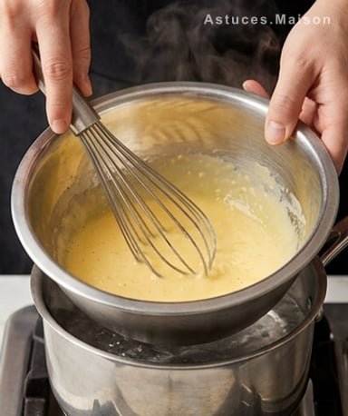 La base vanille : une crème anglaise bien montée